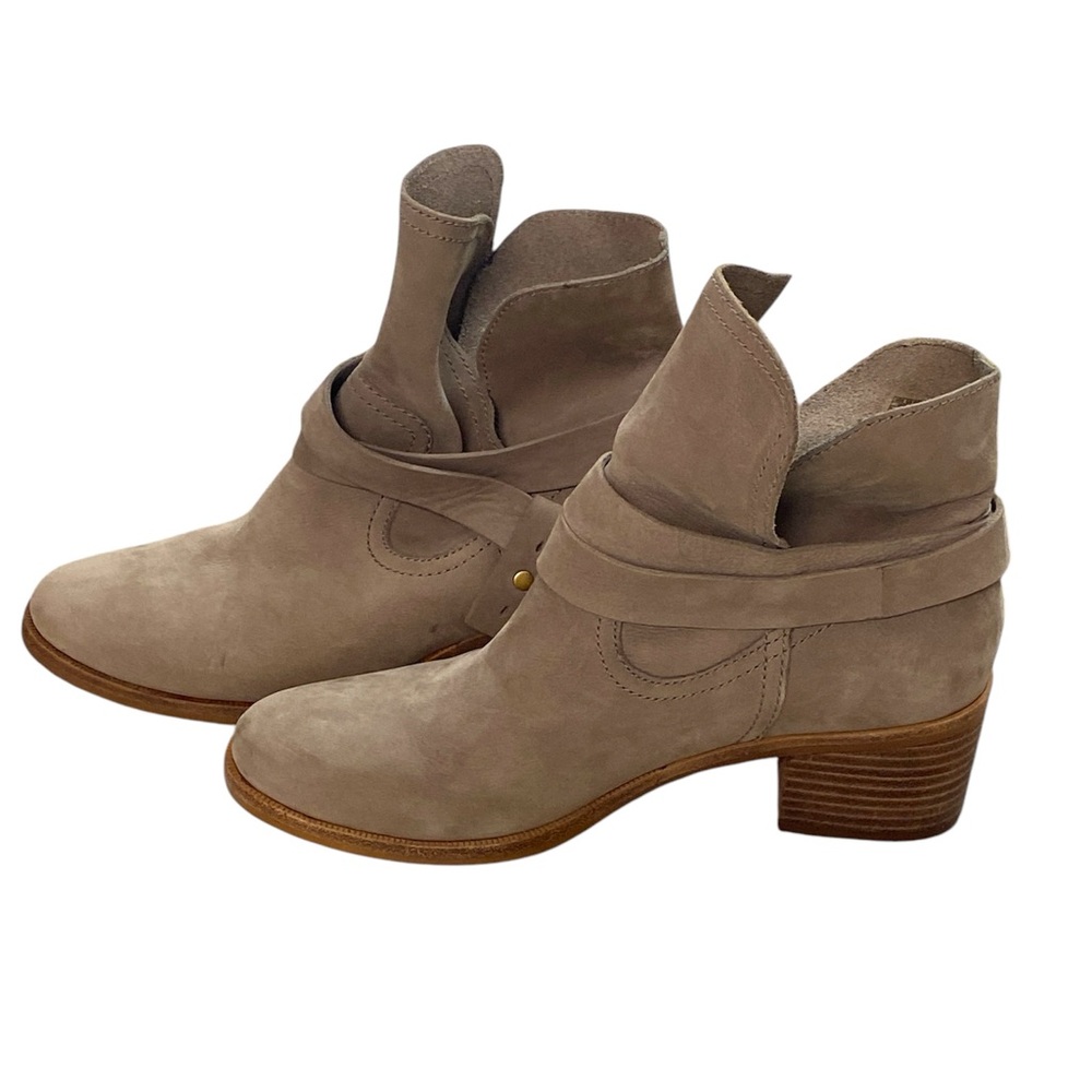UGG Taupe Suede Ankle Booties